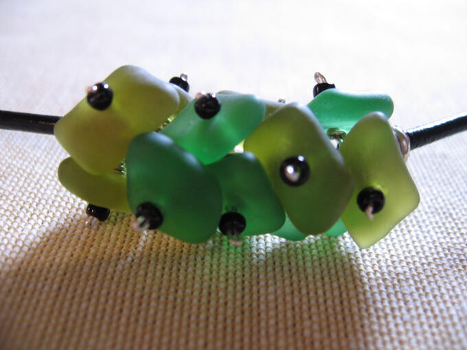 Meadow Frosted Glass Pendant